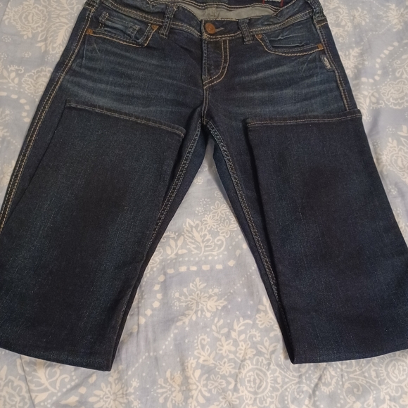 Silver Elyse Mid- Straight Women's Jeans 28W, 30L. - Picture 3 of 8